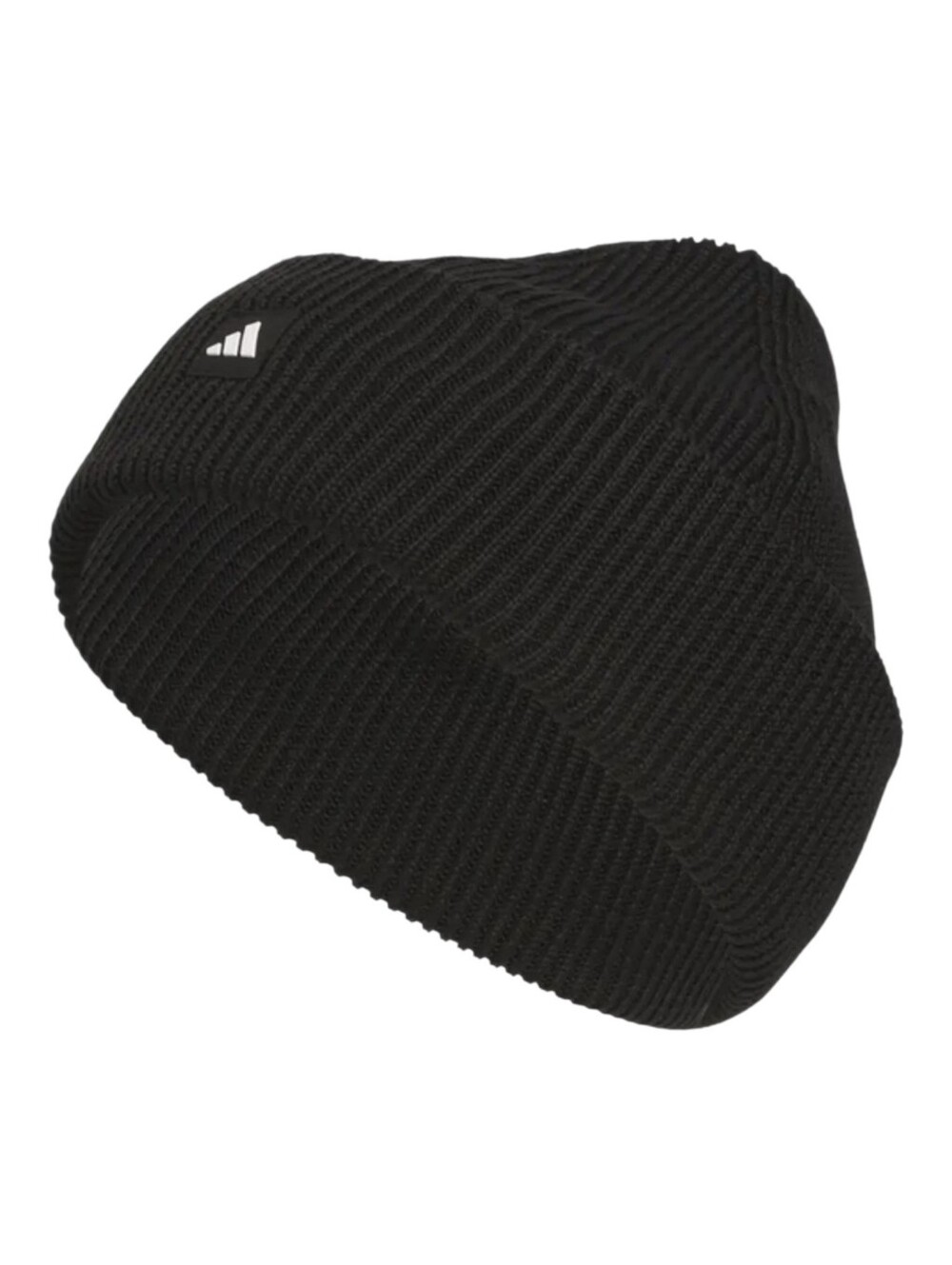 Adidas Men’s Premium Cuff Fold Beanie Black Knit Ski Hat Sport Performance New
